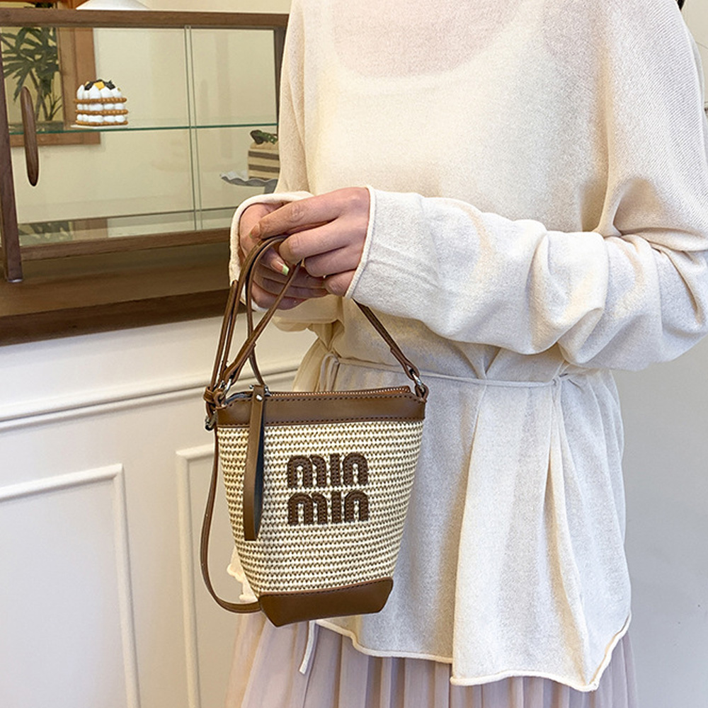 Women Bags 2026 Trends - Kadınlar için Moda Kontrast Renkli Dokuma