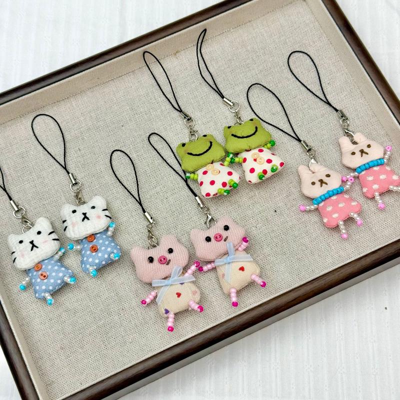 Women'S Young Bags - Şirin Kurbağa, Domuz ve Kedi Figürlü