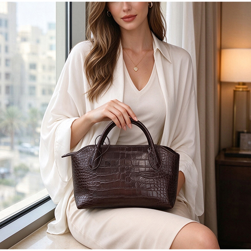 Lüks Kadın Croc Desenli Üst Sa - Women Hand Bags For Office incelemesi ve fiyatı